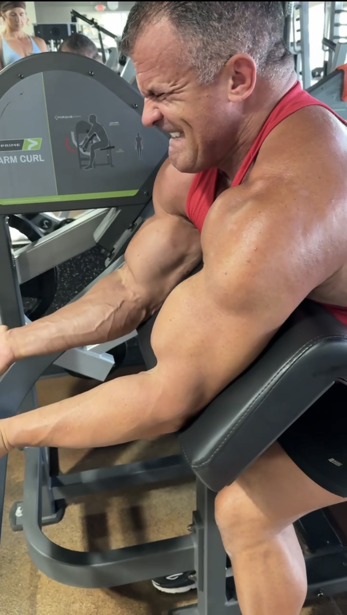 Ryan Benroth training arms at 48 — Built By Benroth